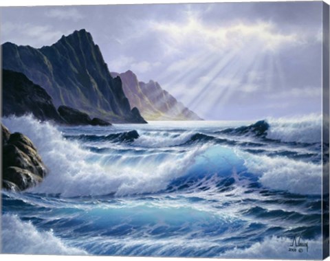 Framed Sun Beams Print