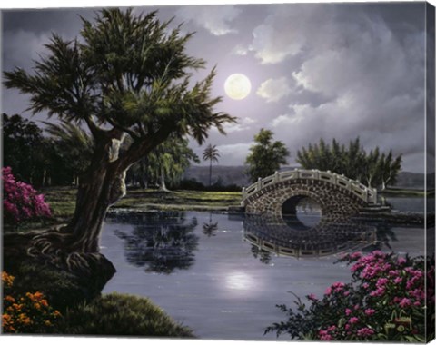 Framed Arched Bridge Print