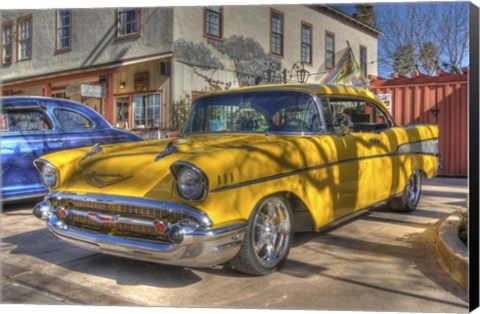 Framed Yellow Ride Print