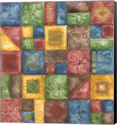 Framed Checkered Print
