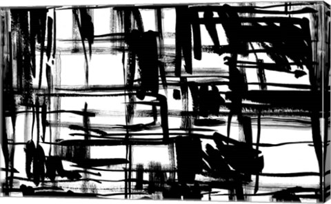 Framed Black and White Print