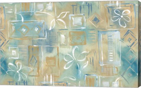 Framed Floral Abstract Print