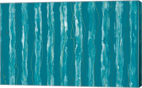 Framed Vertical Stripes Print
