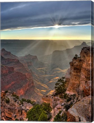 Framed Canyon View XI Print