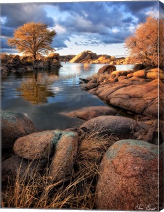 Framed Rocky Lake II Print