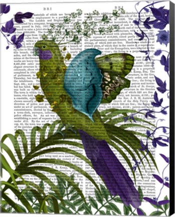 Framed Fantasy Parrot 1 Print