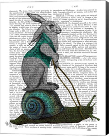 Framed Hare and Snail Print