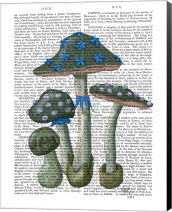 Framed Psychedelic Mushrooms 1 Print