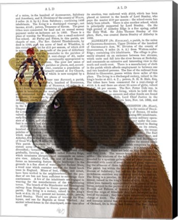 Framed St Bernard Ice Cream Print