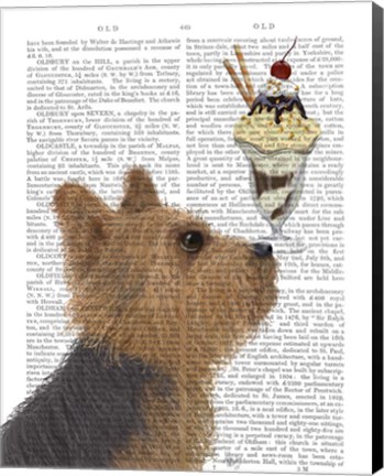 Framed Yorkshire Terrier Ice Cream Print