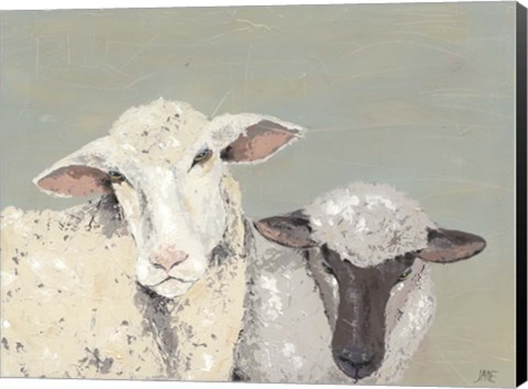 Framed Sweet Lambs I Print