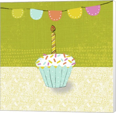 Framed Retro Birthday III Print