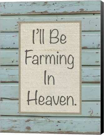 Framed Farm Sentiment I Print