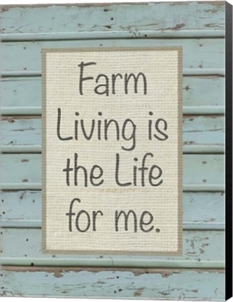 Framed Farm Sentiment II Print
