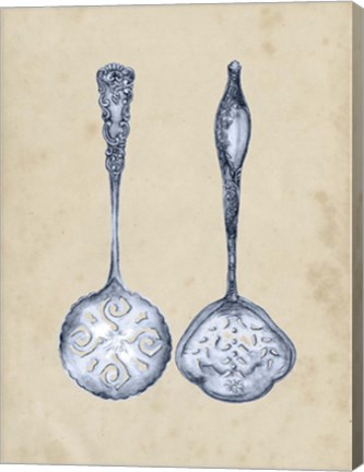 Framed Antique Utensils IV Print