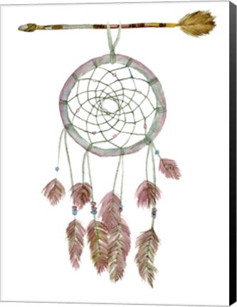 Framed Dreamcatchers II Print