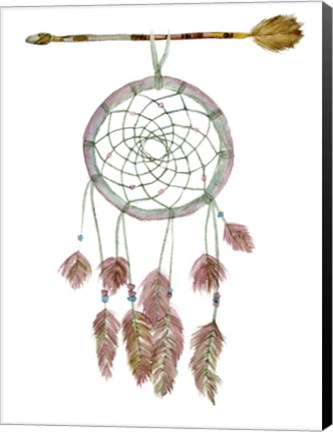 Framed Dreamcatchers II Print