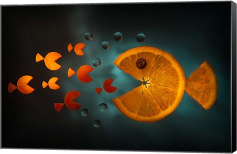 Framed Orange Fish Print