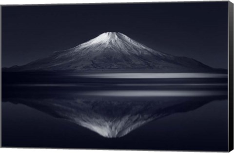 Framed Reflection Mt Fuji Print