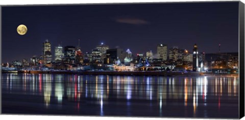 Framed Montreal Night Print