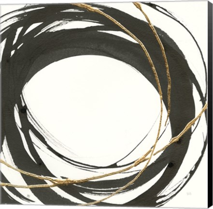 Framed Gilded Enso III Print