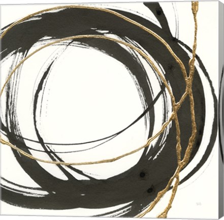 Framed Gilded Enso II Print