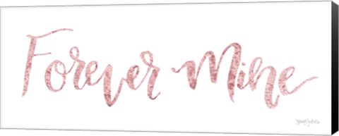 Framed Sweet Baby Girl V Pink Print