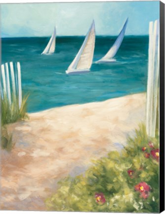 Framed Regatta II Crop Print