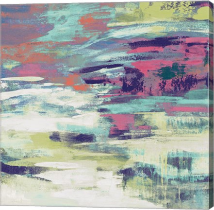Framed Bright Wave Print