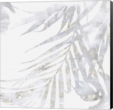 Framed Faded Leaves II Print