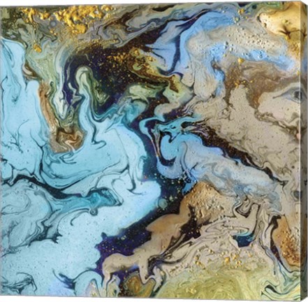 Framed Marble I Print