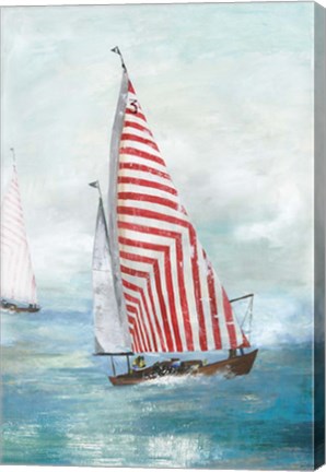 Framed Red sails Print