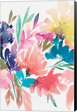 Framed Fresh Bouquet I Print