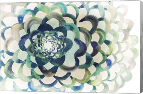 Framed Floral Pattern Print