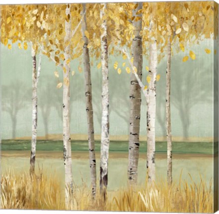 Framed Golden Birch Print