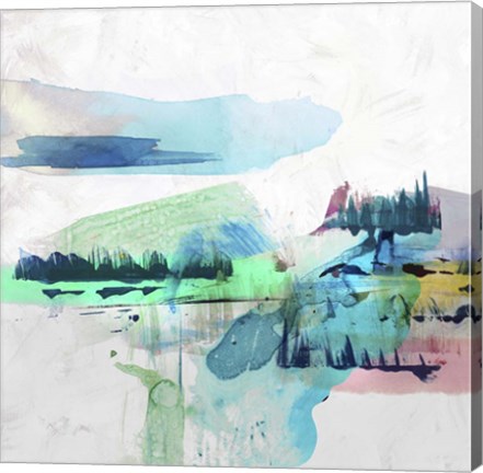 Framed Palette Landcape II Print