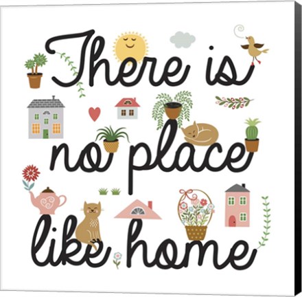 Framed No Place Like Home Print