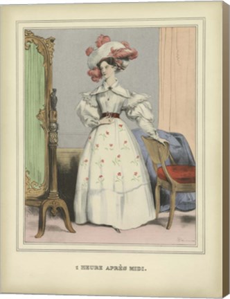 Framed Vintage Woman Print