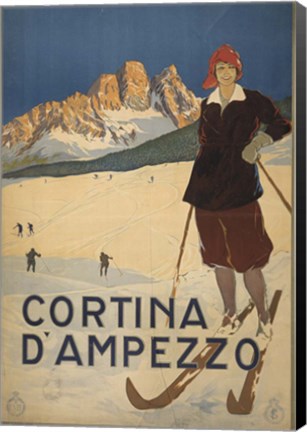 Framed Cortina D Ambrezzo Print