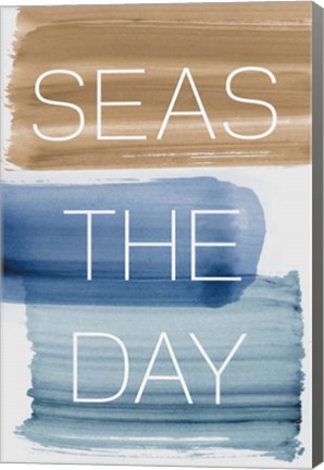 Framed Seas the Day Print