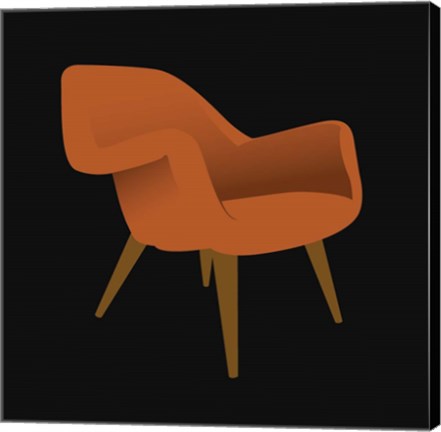 Framed Mid Century Chair II Print