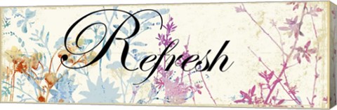 Framed Refresh Wildflowers Print