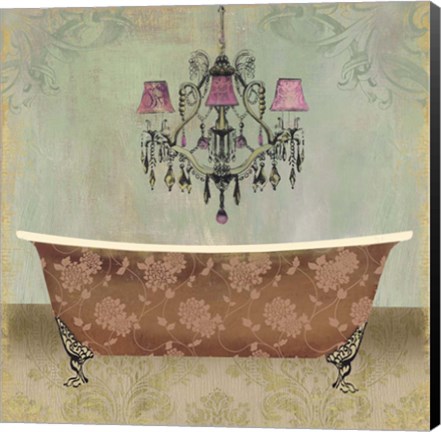 Framed Boudoir Bath I Print