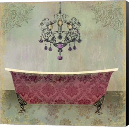 Framed Boudoir Bath II Print