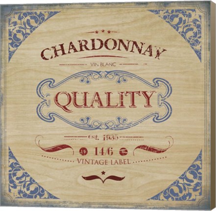 Framed Chardonnay Print