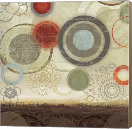 Framed Circles II Print