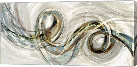 Framed Swirly Whirly II Print