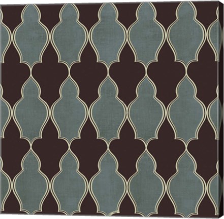 Framed Parisian Pattern I Print