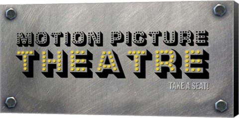 Framed Motion Picture Theatre Print