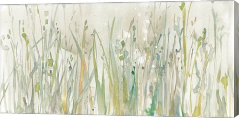 Framed Autumn Grass Green Print